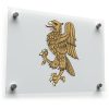 Heraldic Eagle Sticker – Detailed Gold