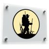 Hiker Silhouette Sticker – Outdoor Enthusiast 1