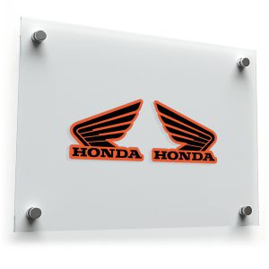 Honda Wing Logo Decal Set