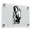 Hooded Figure Silhouette Sticker 1