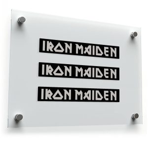 Iron Maiden Logo Sticker Set
