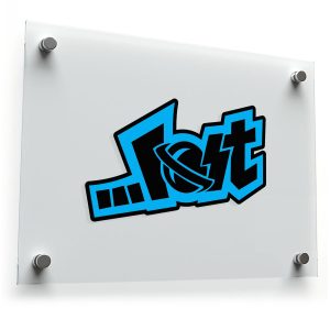 Jet Set Logo Sticker