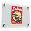 Kebab Shop Retro Sign Sticker