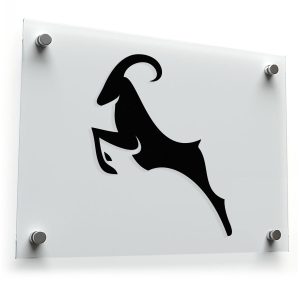Leaping Antelope Sticker - Elegant Gazelle