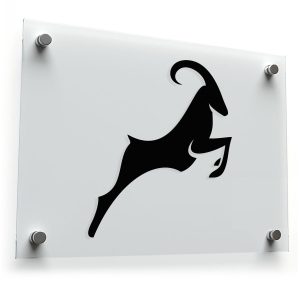 Leaping Ram Decal - Mountain Goat