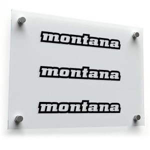 MONTANA Decal Set - Authentic Logo