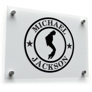 Michael Jackson Circle Logo Sticker