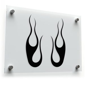 Minimalist Flame Sticker Set