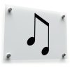 Minimalist Musical Note Sticker 1