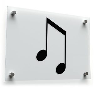 Minimalist Musical Note Sticker