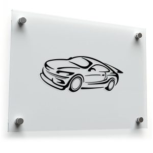 Modern Sports Car Decal