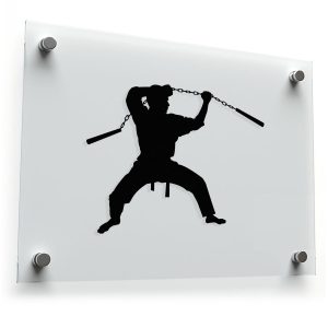 Nunchucks Decal - Martial Arts Weapon