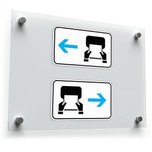 Paper Towel Dispenser Sign Sticker