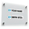 Personalized Name Sticker with Guatemala Flag 1