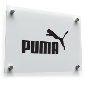 Puma Logo Sticker - Black Cat