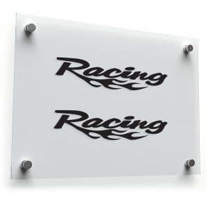 Racing Flame Vinyl Decals