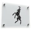 Rearing Stag Silhouette Sticker