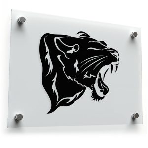 Roaring Lion Head Decal