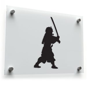 Samurai Warrior Silhouette Sticker