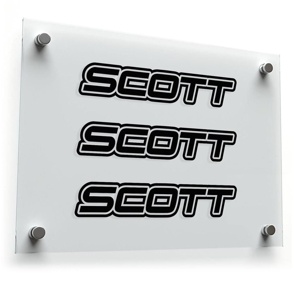 Scott Logo Sticker Set 3 Scott Logo Sticker Set