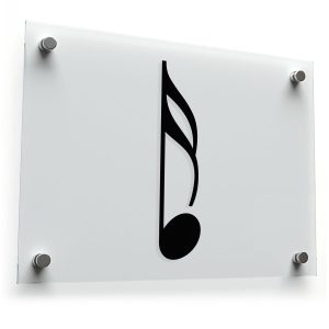 Sixteenth Note Music Decal