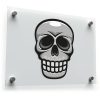 Skull Sticker – Bold Gray Cartoon