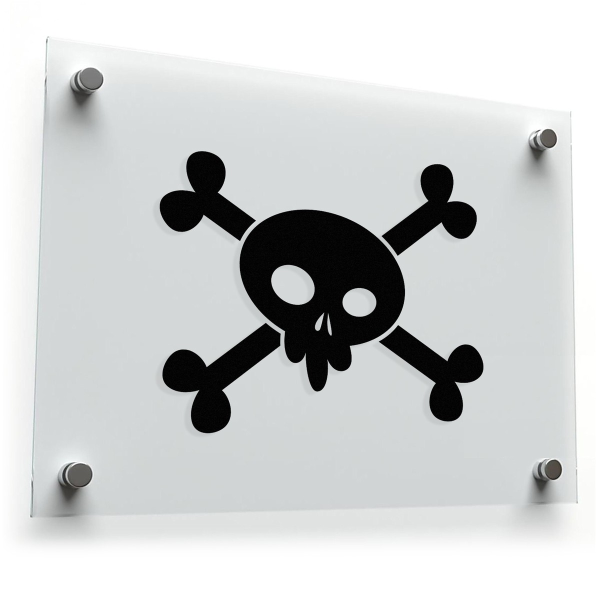 Skull and Crossbones Decal 3 Skull and Crossbones Decal