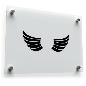Small Angel Wings Decal