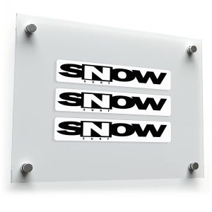 Snow Surf Decal Set
