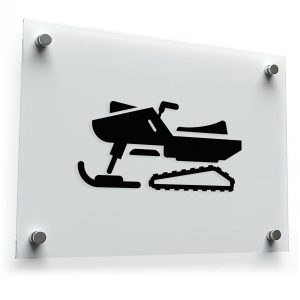 Snowmobile Decal - Winter Sport Sticker