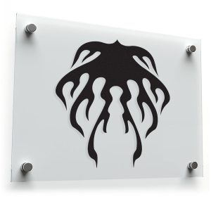 Tribal Abstract Jellyfish Vinyl Sticker