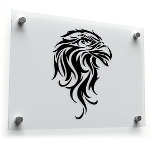 Tribal Eagle Head Decal
