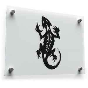 Tribal Gecko Lizard Sticker