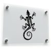 Tribal Gecko Vinyl Sticker 1