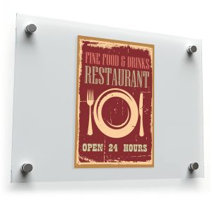 Vintage Restaurant Sticker – Retro Fine