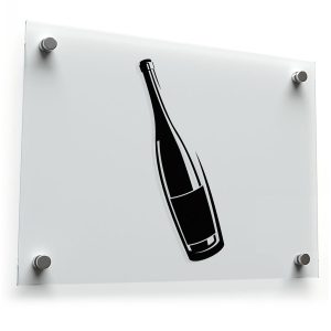 Wine Bottle Decal - Elegant Wine