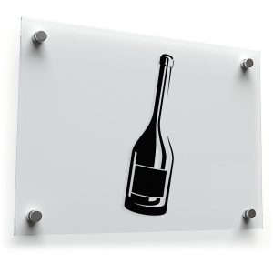 Wine Bottle Sticker - Elegant Wine