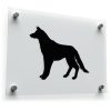Wolf Silhouette Sticker – Black Vinyl