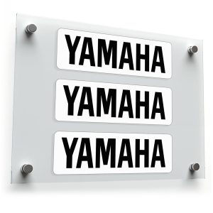 Yamaha Logo Decal - Set of