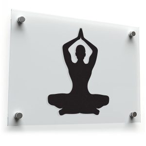 Yoga Pose Decal - Lotus Position
