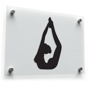 Yoga Pose Silhouette Decal