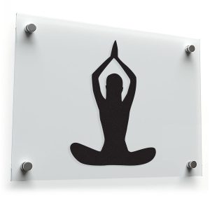 Yoga Pose Sticker - Lotus Position