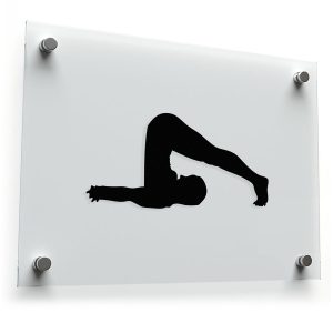 Yoga Plow Pose Sticker