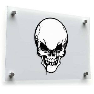 Black Skull Vinyl Decal