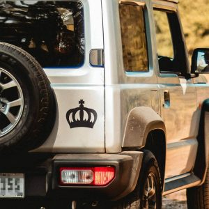 Alternative view of Crown Silhouette Sticker