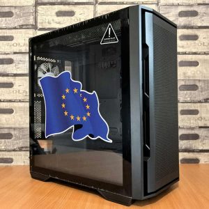 Alternative view of European Union Flag Sticker