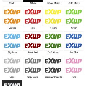Alternative view of EXUP Logo Decal - Yamaha Motorcycle