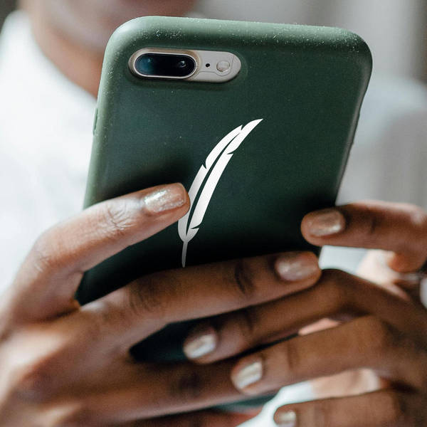 Feather Silhouette Sticker 9 Feather Silhouette Sticker - Image 7