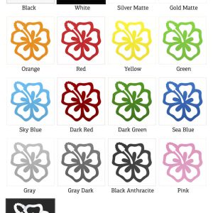 Alternative view of Hibiscus Flower Decal - Tropical Hibiscus