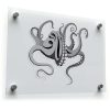 Intricate Octopus Sticker – Bold Black